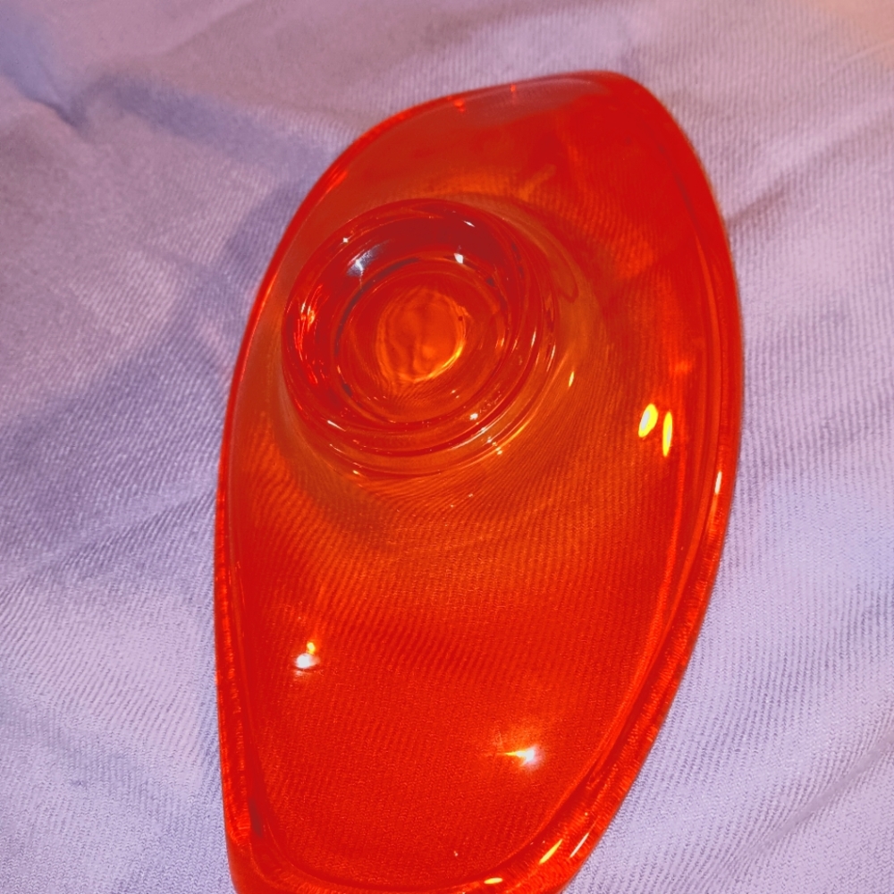 1930 Viking Persimmon dish